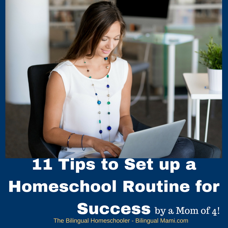 Home Education Routine Uk 11 Tips to Set a Homeschool Routine for Success – Bilingual Mami