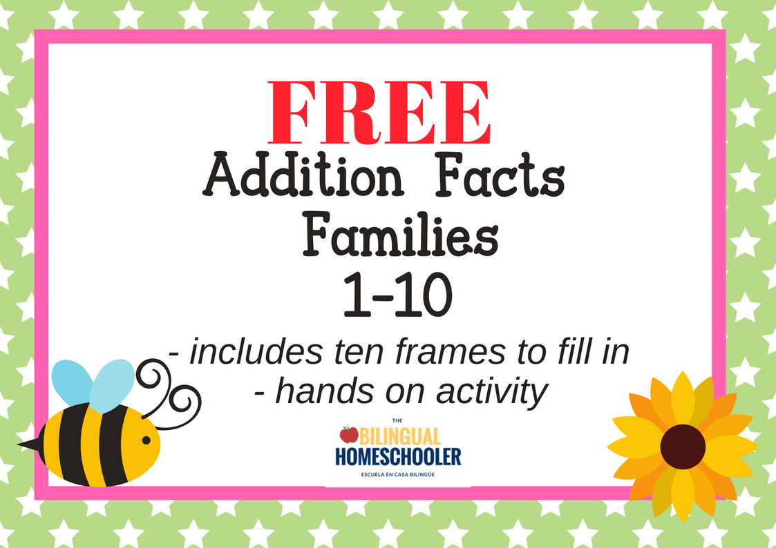 FREEAdditionFactsFamiliesGame